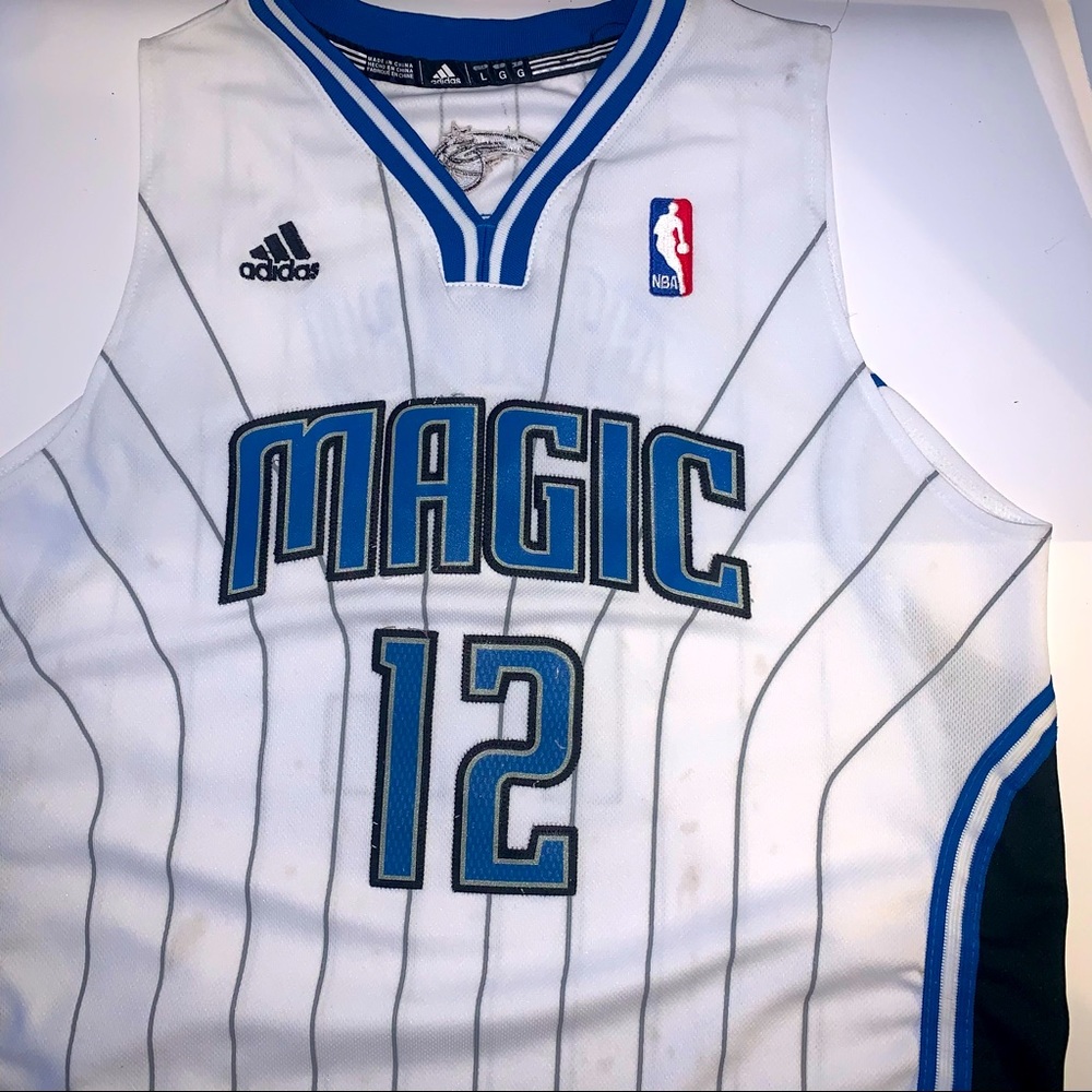 (Size L) Kids Adidas NBA Orlando Magic Dwight Howard Home Jersey